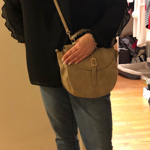 Amina Top Handle Grey Crossbody - Picture 6 of 7